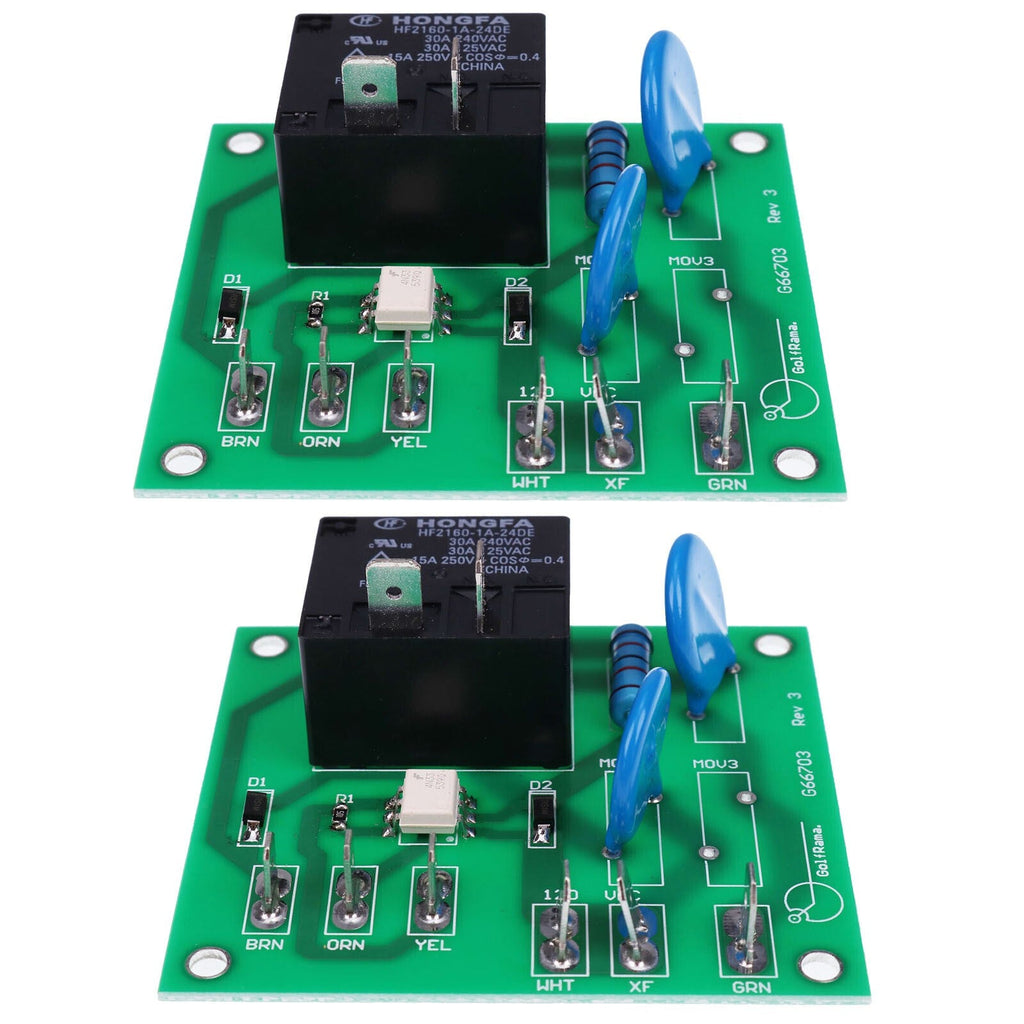 2X For E-Z-Go Powerwise Plus Charger Board Power Input 1994+ G6670301 28566-G04