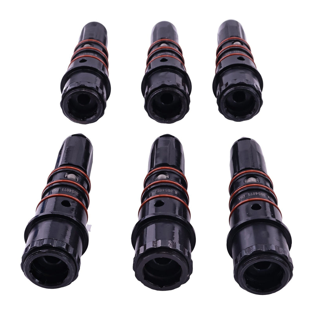 6X Fuel Injectors 3054071 3018346 Compatible with Cummins 855 N855 NT855