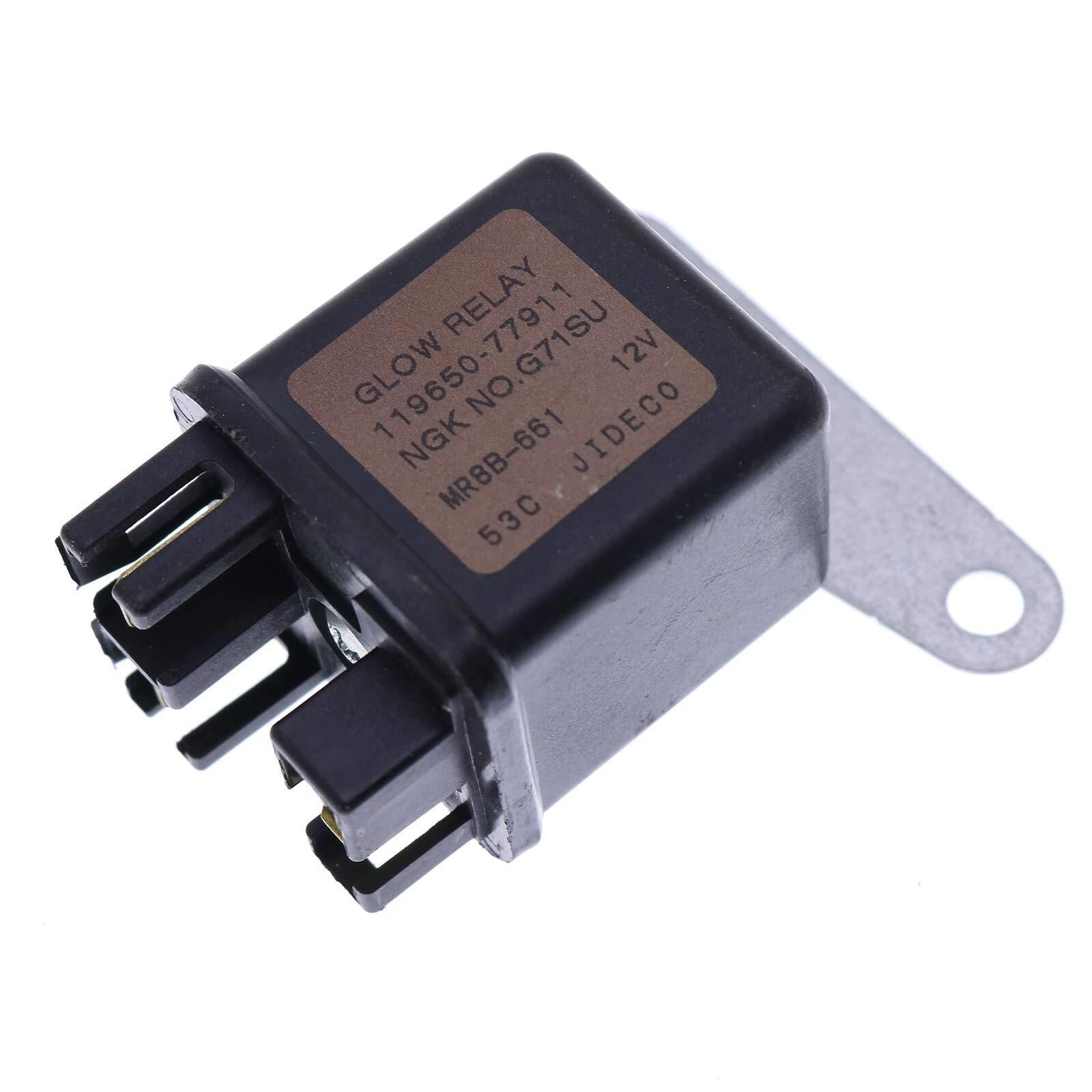 4X Glow Plug Relay 119650-77910 for Yanmar NGK G71Su, John Deere, Cub Cadet