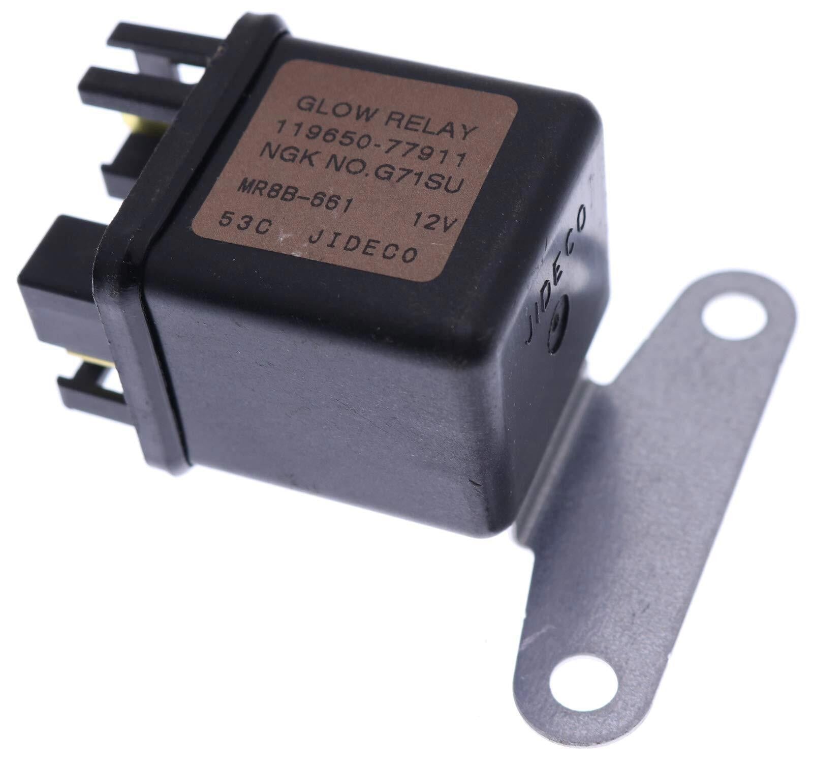 4X Glow Plug Relay 119650-77910 for Yanmar NGK G71Su, John Deere, Cub Cadet