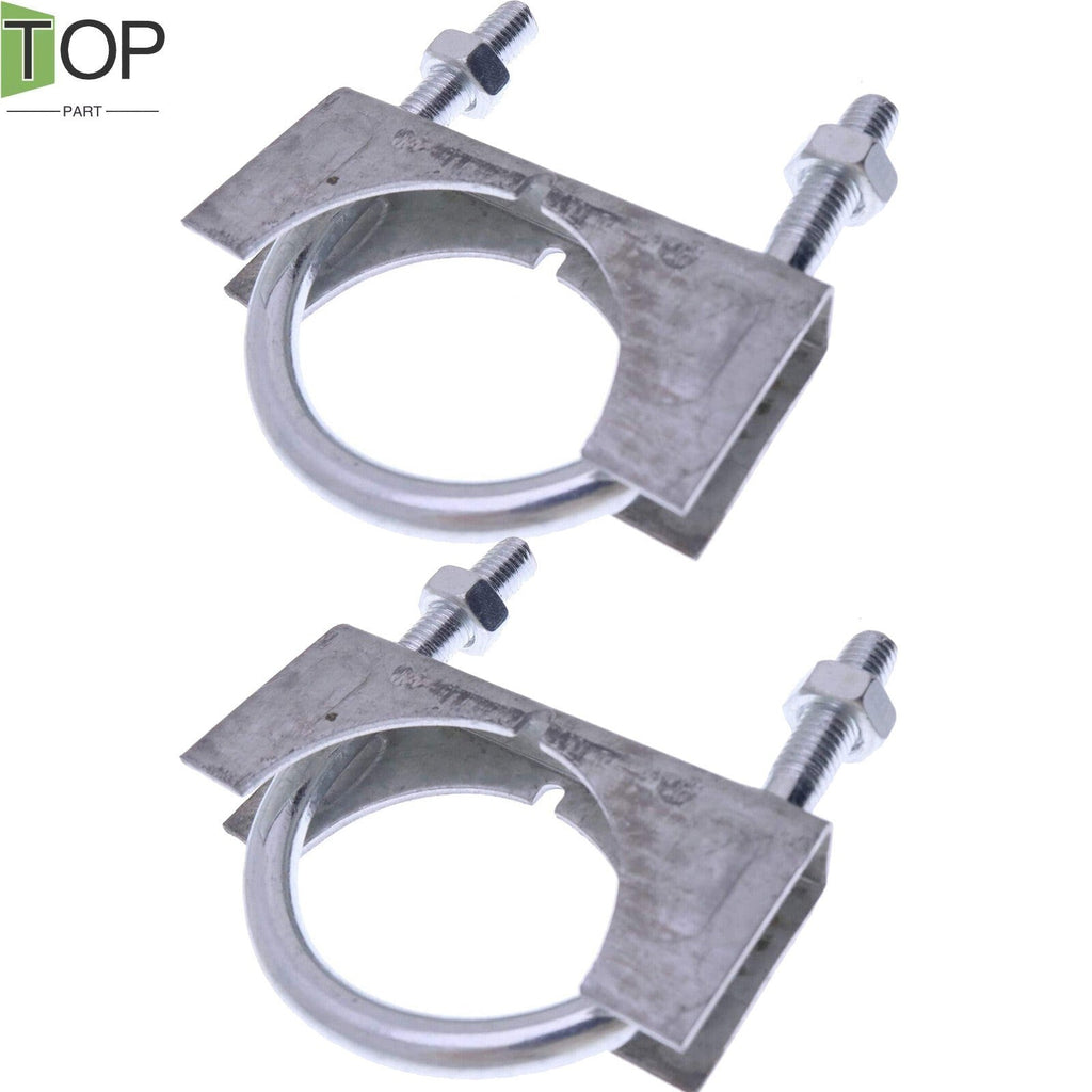 2X Exhaust Pipe Clamp 6677363 7101708 Fits Bobcat 751G 753 763 773 7753 S130