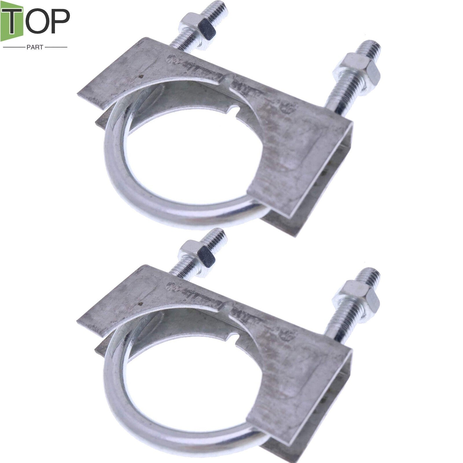 2X Exhaust Pipe Clamp 6677363 7101708 Fits Bobcat 751G 753 763 773 7753 S130