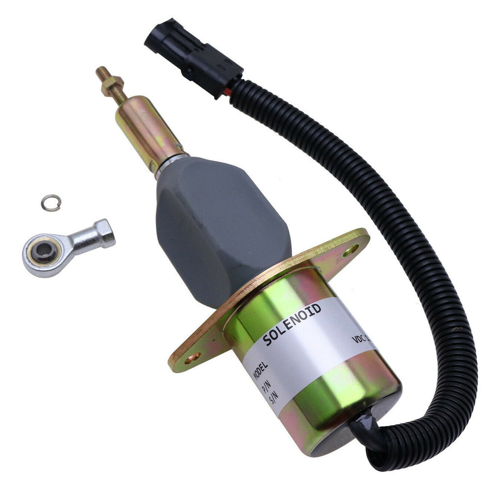 2X NEW Shut Down Solenoid 3923680 For Cummins 6CT