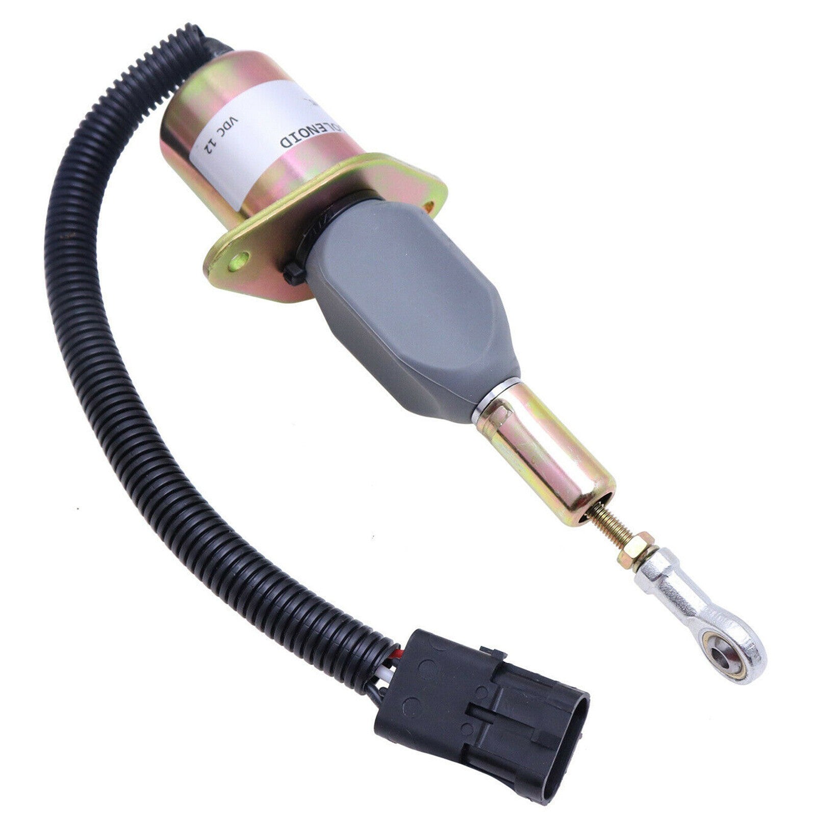 2X NEW Shut Down Solenoid 3923680 For Cummins 6CT