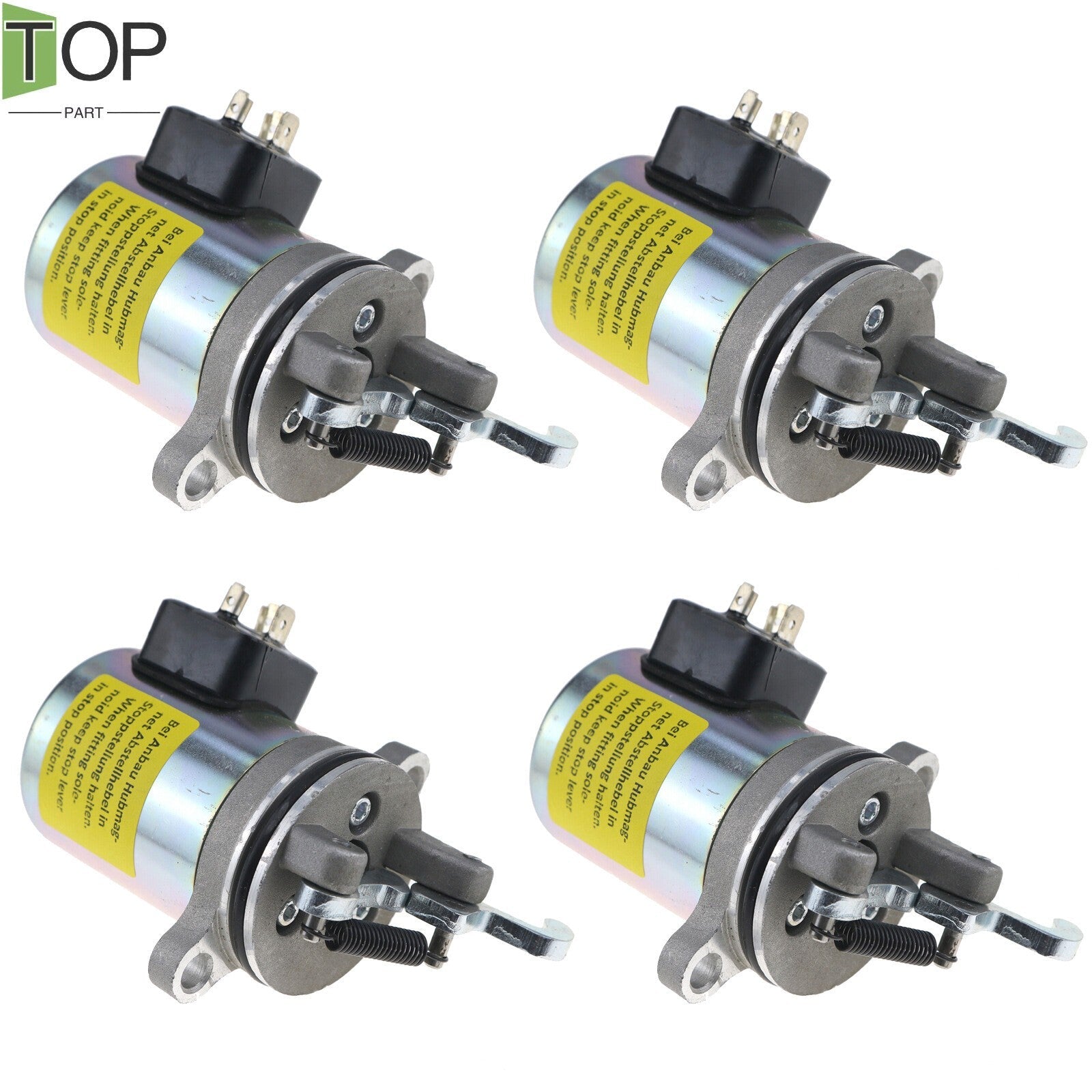 4X Fuel ShutOff Solenoid 04170534R 04270712 For Deutz F2L1011 BF4L1011 1011F