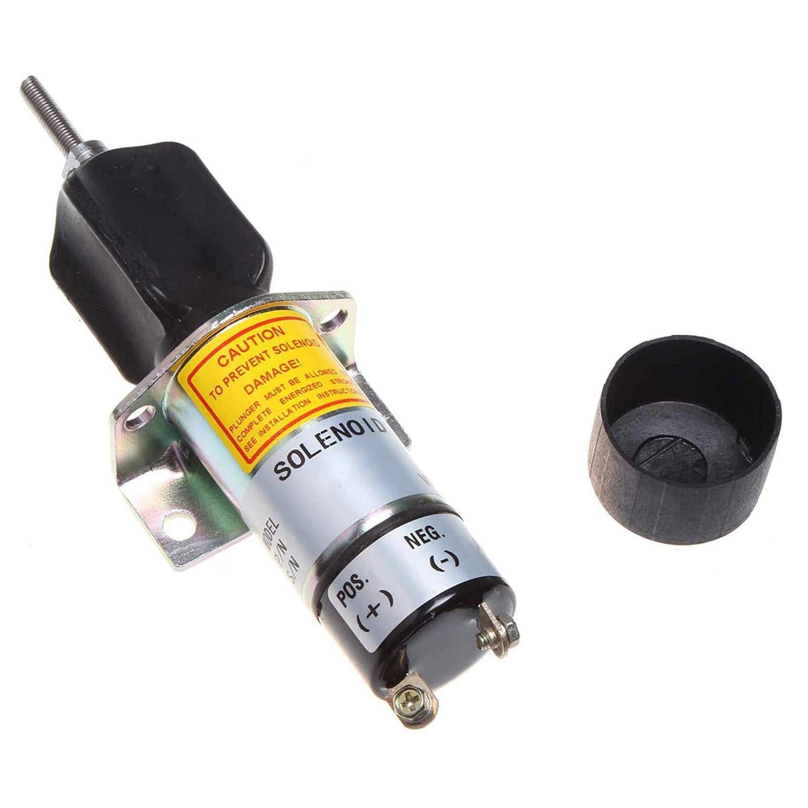 2X 12V Stop Solenoid 2 Terminals 1504-12C2U1B1S1 for Kubota DF-750
