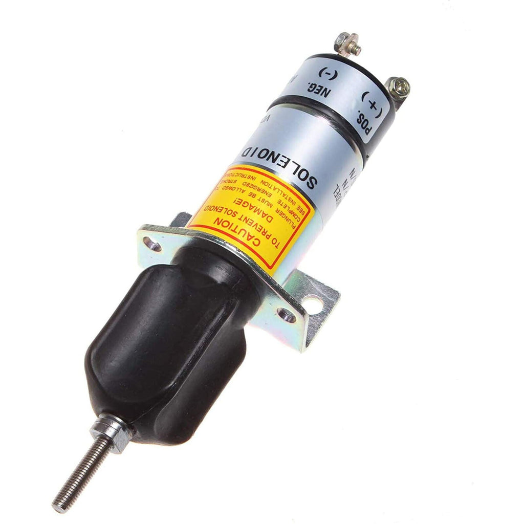 2X 12V Stop Solenoid 2 Terminals 1504-12C2U1B1S1 for Kubota DF-750