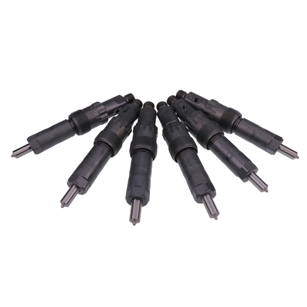 6X Fuel Injectors AR101885 AR74665 For John Deere Engine 6466A 6466D 6466T