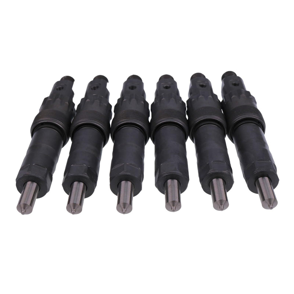 6X Fuel Injectors AR101885 AR74665 For John Deere Engine 6466A 6466D 6466T