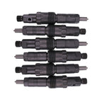 6X Fuel Injectors AR101885 AR74665 For John Deere Engine 6466A 6466D 6466T