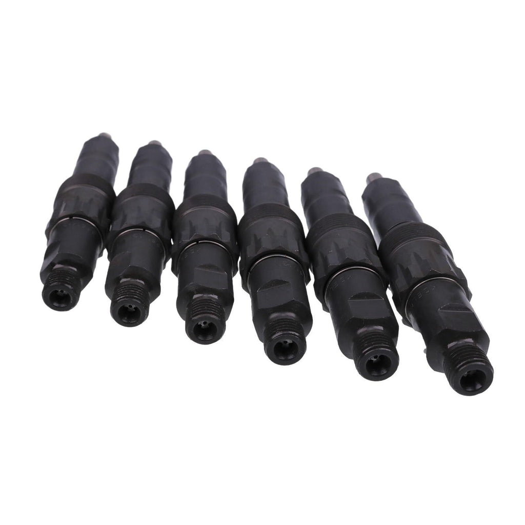 6X Fuel Injectors AR101885 AR74665 For John Deere Engine 6466A 6466D 6466T