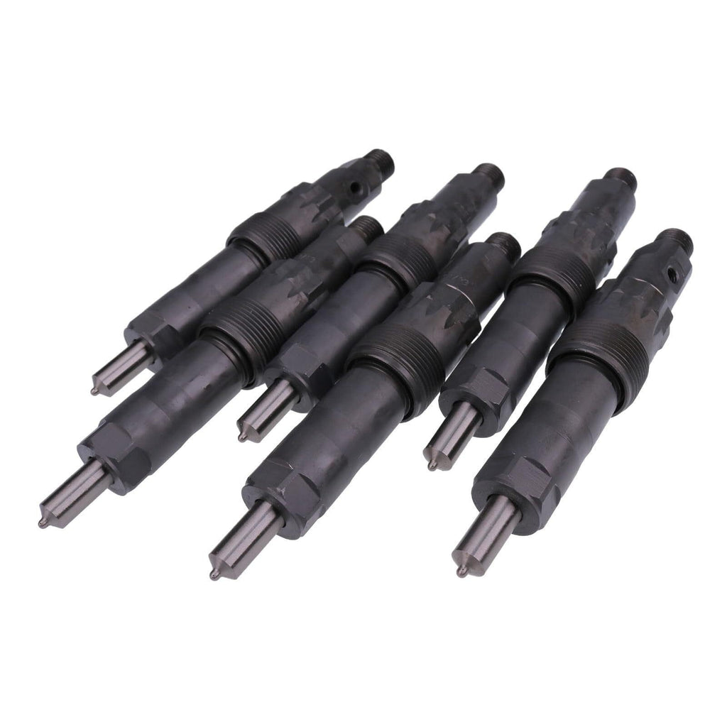 6X Fuel Injectors AR101885 AR74665 For John Deere Engine 6466A 6466D 6466T