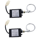2X 12V XHQ-PT-12 Stop Solenoid Electric Throttle Adjuster Electromagnetic Valve