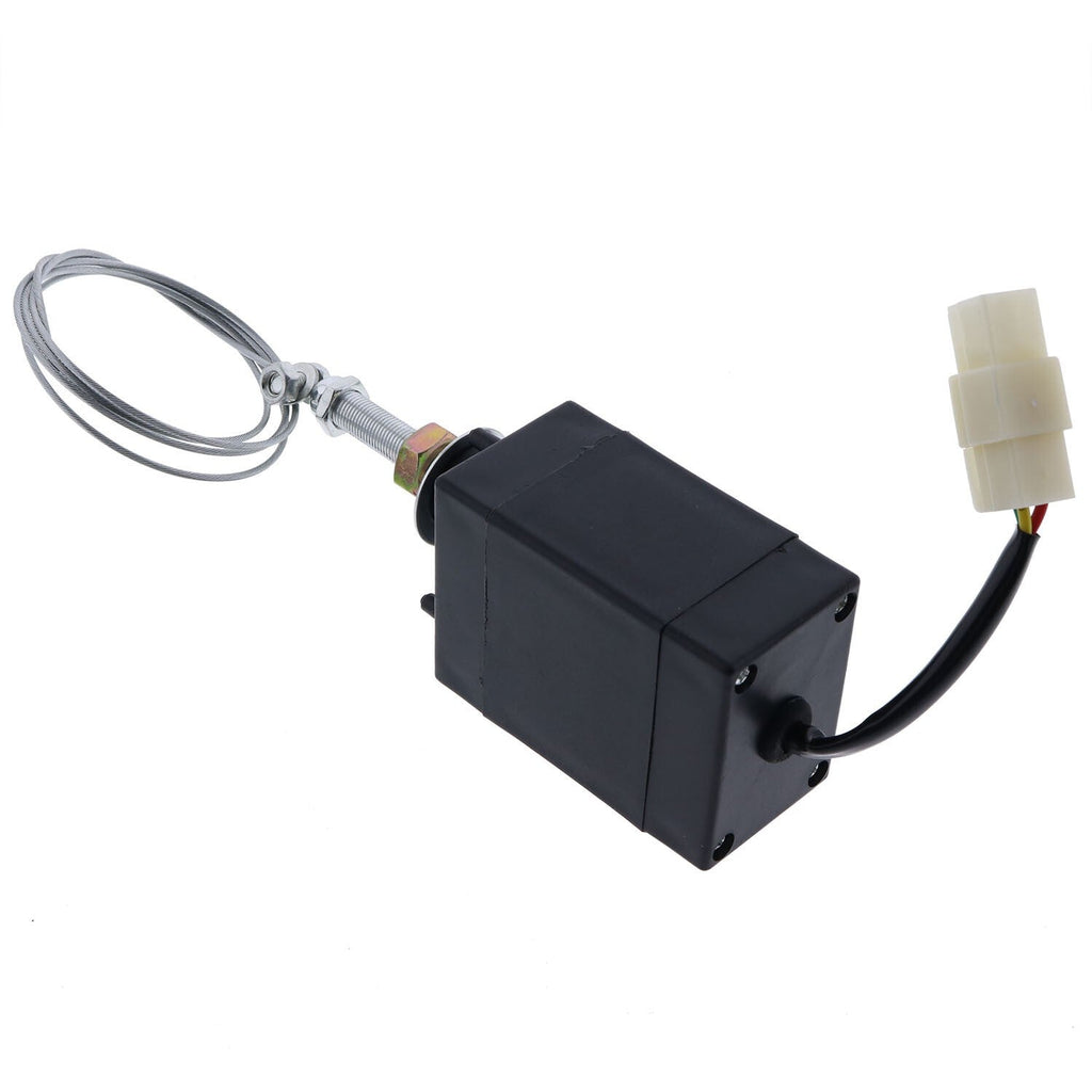2X 12V XHQ-PT-12 Stop Solenoid Electric Throttle Adjuster Electromagnetic Valve