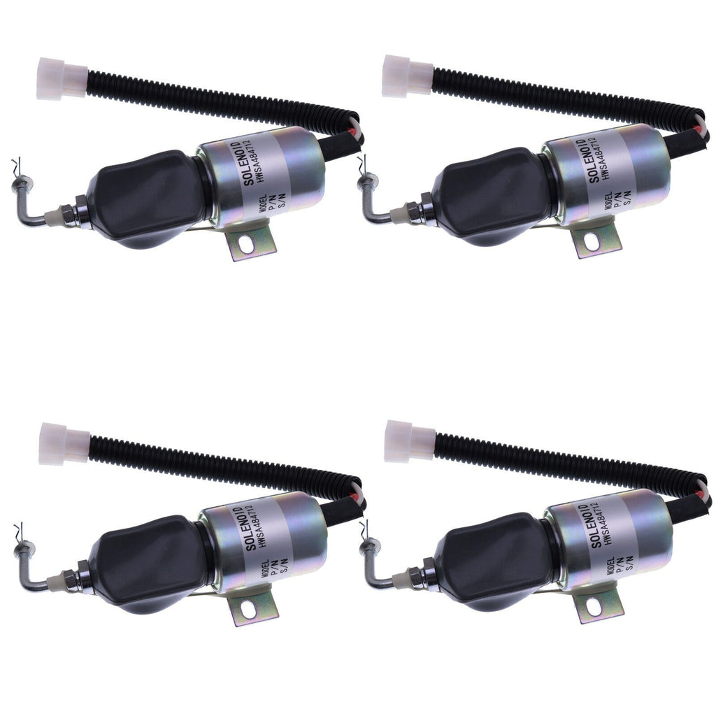 4X Stop Solenoid SA-4847-12 1751ES-12E7UC5B1S1 12V for Woodward 1700 Series