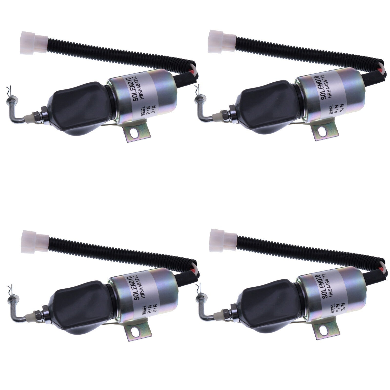 4X Stop Solenoid SA-4847-12 1751ES-12E7UC5B1S1 12V for Woodward 1700 Series