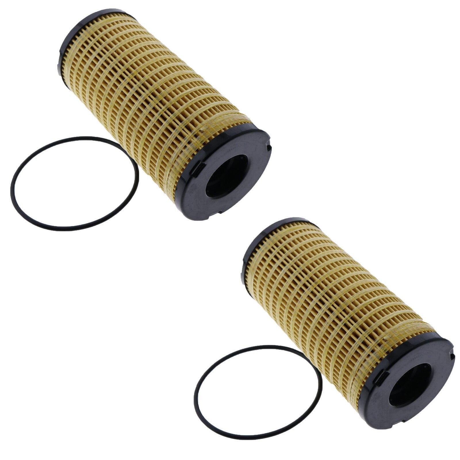2X New Fuel Filter Element 1R-1804 For Caterpillar 1104A-44(RR) C4.4 3054C-3054E