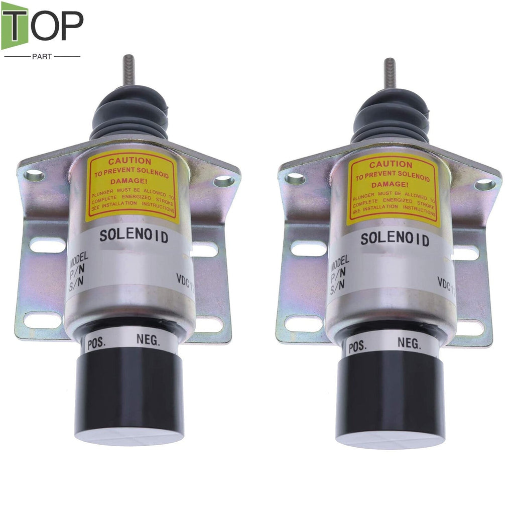 2X New Fuel Shutoff Solenoid 2001-12F2U1B2A SA-2774-A Fits For Woodward 12V