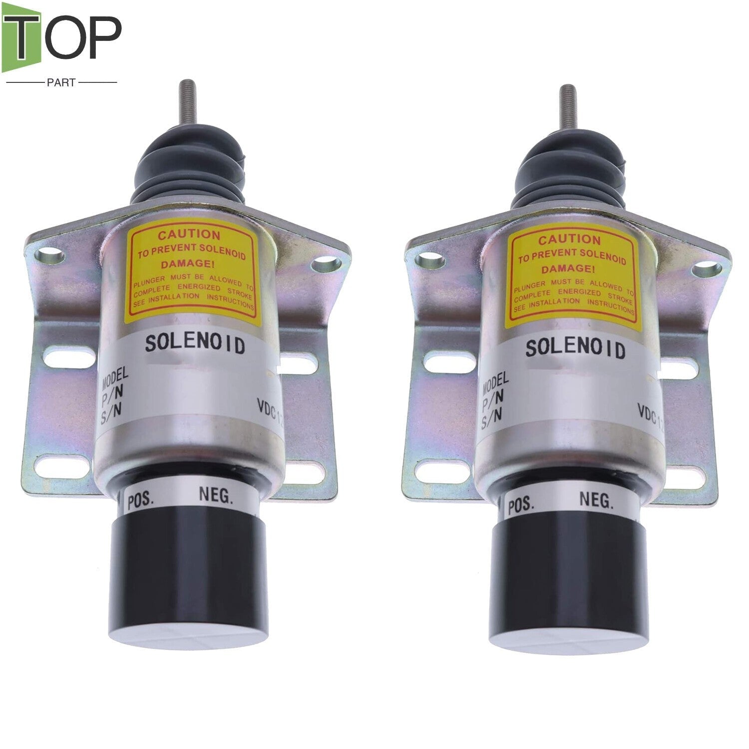 2X New Fuel Shutoff Solenoid 2001-12F2U1B2A SA-2774-A Fits For Woodward 12V