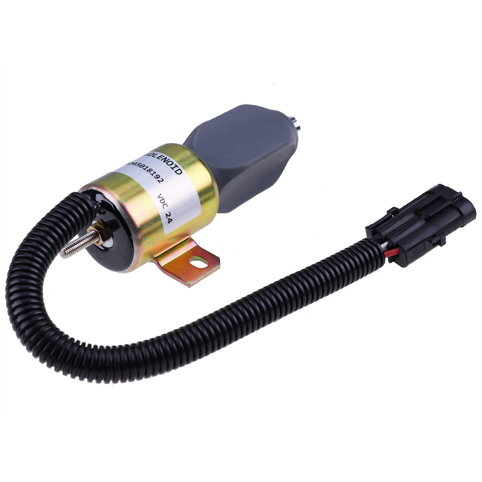 Fuel Stop Solenoid Valve 24V 332/J5060 716/30091 for JCB JZ140 JS330XD JS460-T2