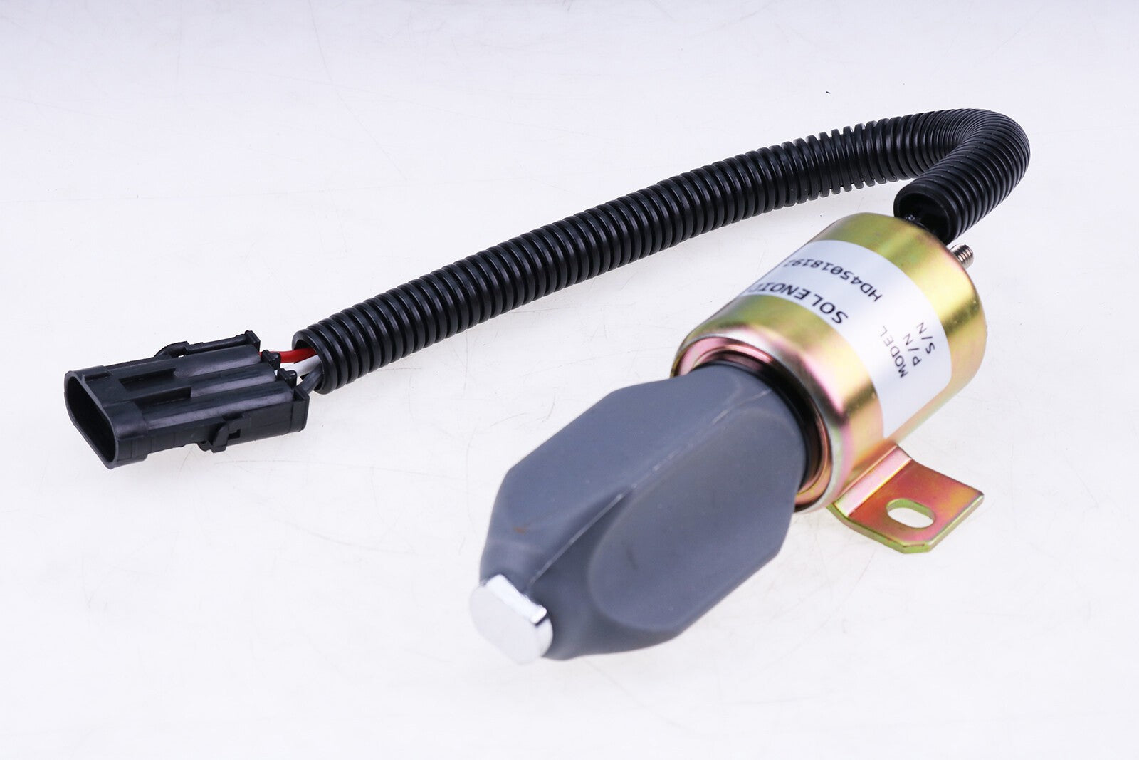 Fuel Stop Solenoid Valve 24V 332/J5060 716/30091 for JCB JZ140 JS330XD JS460-T2