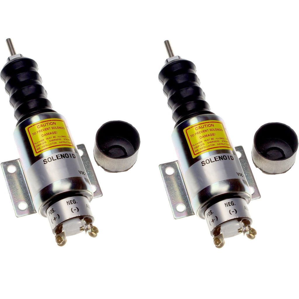Woodward SA2606-A Fuel Shut Off Solenoid 12V 3 Terminals 2 Pack