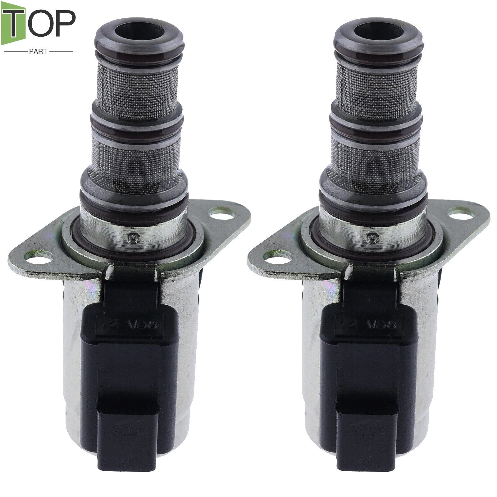 2X 12V Solenoid Valve 220-3398 for CAT 420D 420E 430D 432D 442D 444E 446D