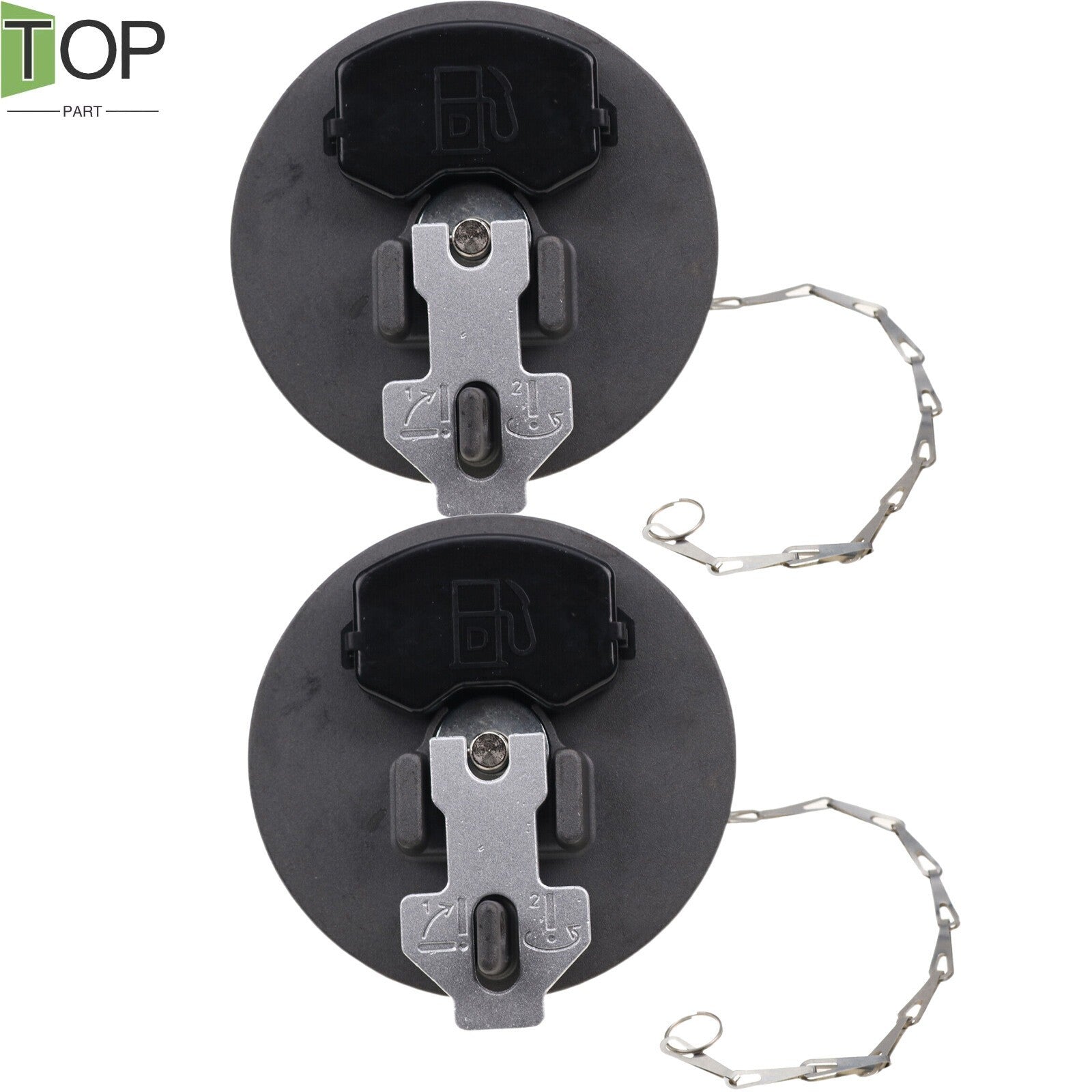 2X Fuel Caps for John Deere Dozer 550K 650K 750K Construction Equipment AT342385