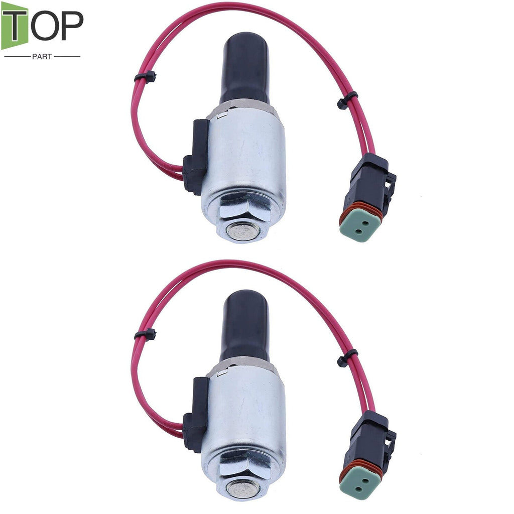2X Solenoid Valve 121-4036 for Caterpillar 416C 416D 420D 424D 426C 428C 428D
