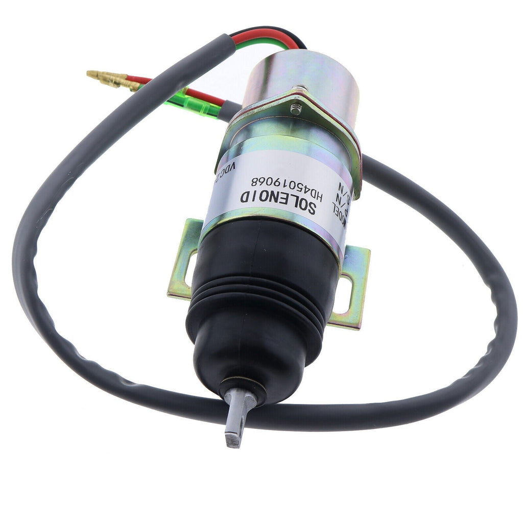 2X 24V Fuel Shutoff Solenoid MV2-17A 1819100520 for Isuzu 4JG1 4JG2 6BG1 Engine