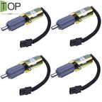 4X Fuel Solenoid Assembly for Case IH 7110 7120 7130 7140 7150 9210 9230 9240