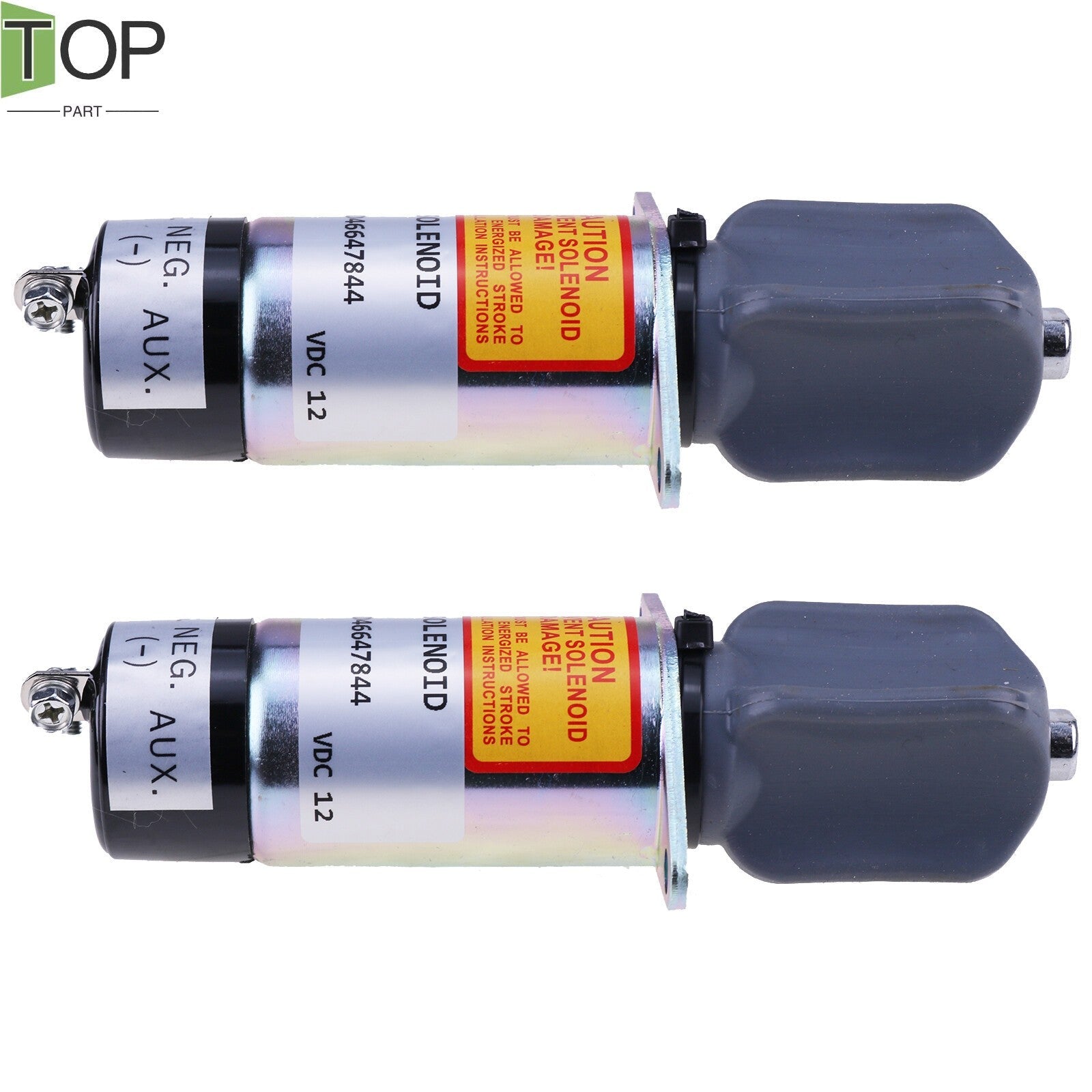 2X New Woodward 12V Shut Down Solenoid SA-3527-T 1504-12A7U1B