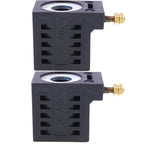 2X Deltrol 10226-33 Solenoid Coil 10V 25W Hydraulic Lift Dump Power Unit
