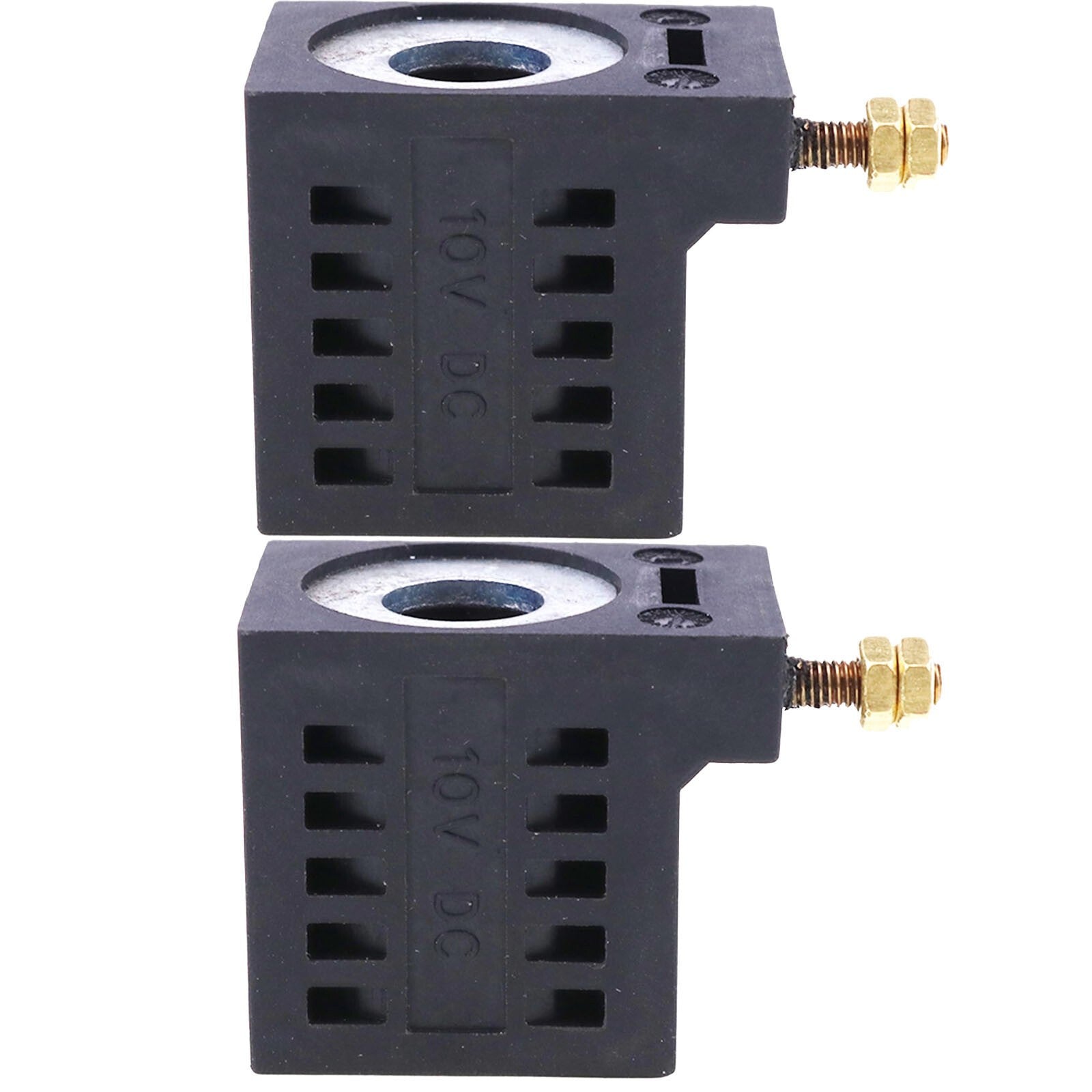 2X Deltrol 10226-33 Solenoid Coil 10V 25W Hydraulic Lift Dump Power Unit