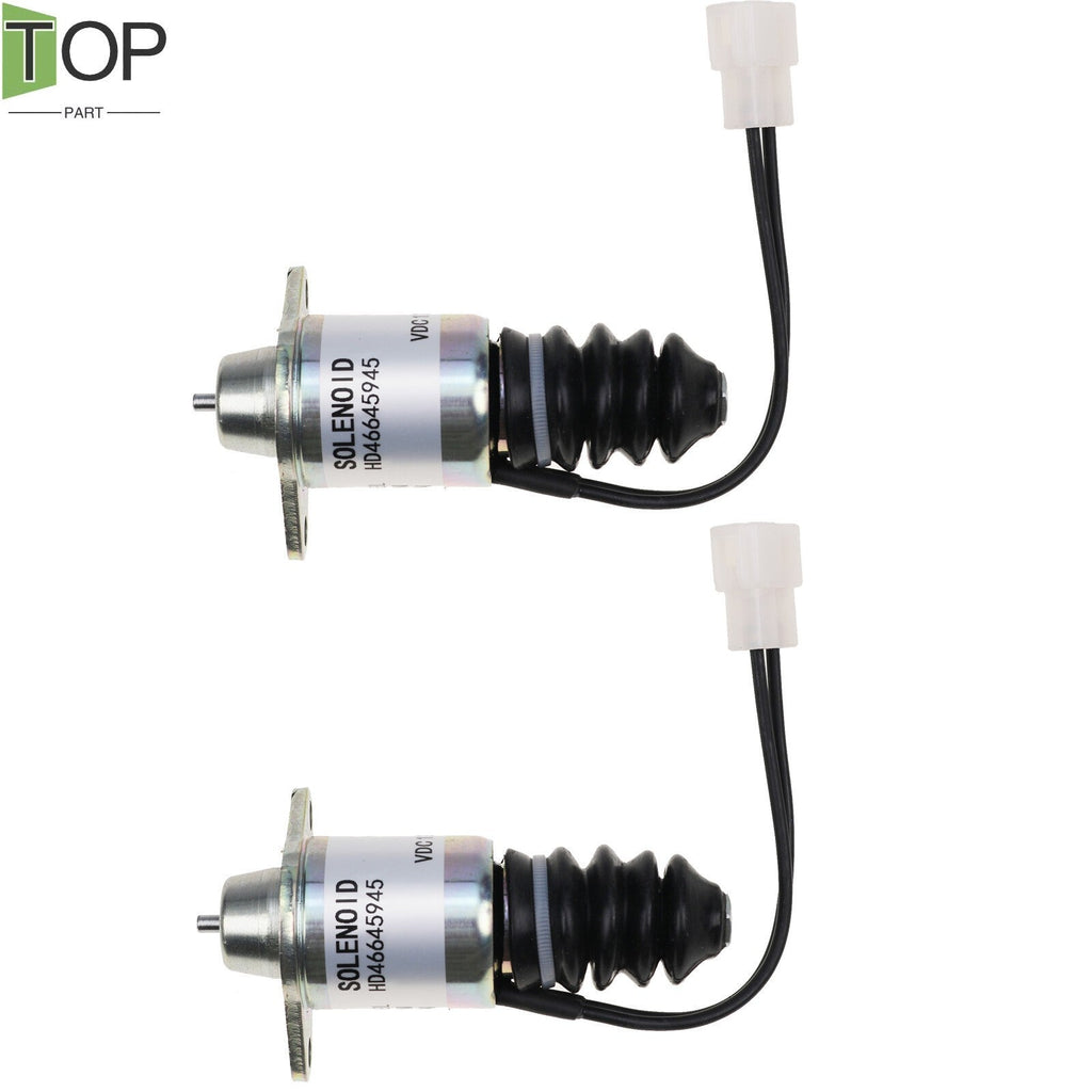 2X SA-4786 12V Solenoid Valve for Yanmar 2YM15 3YM30 3YM20 3JH5E 3JH4E 4JH4AE