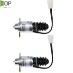 2X SA-4786 12V Solenoid Valve for Yanmar 2YM15 3YM30 3YM20 3JH5E 3JH4E 4JH4AE