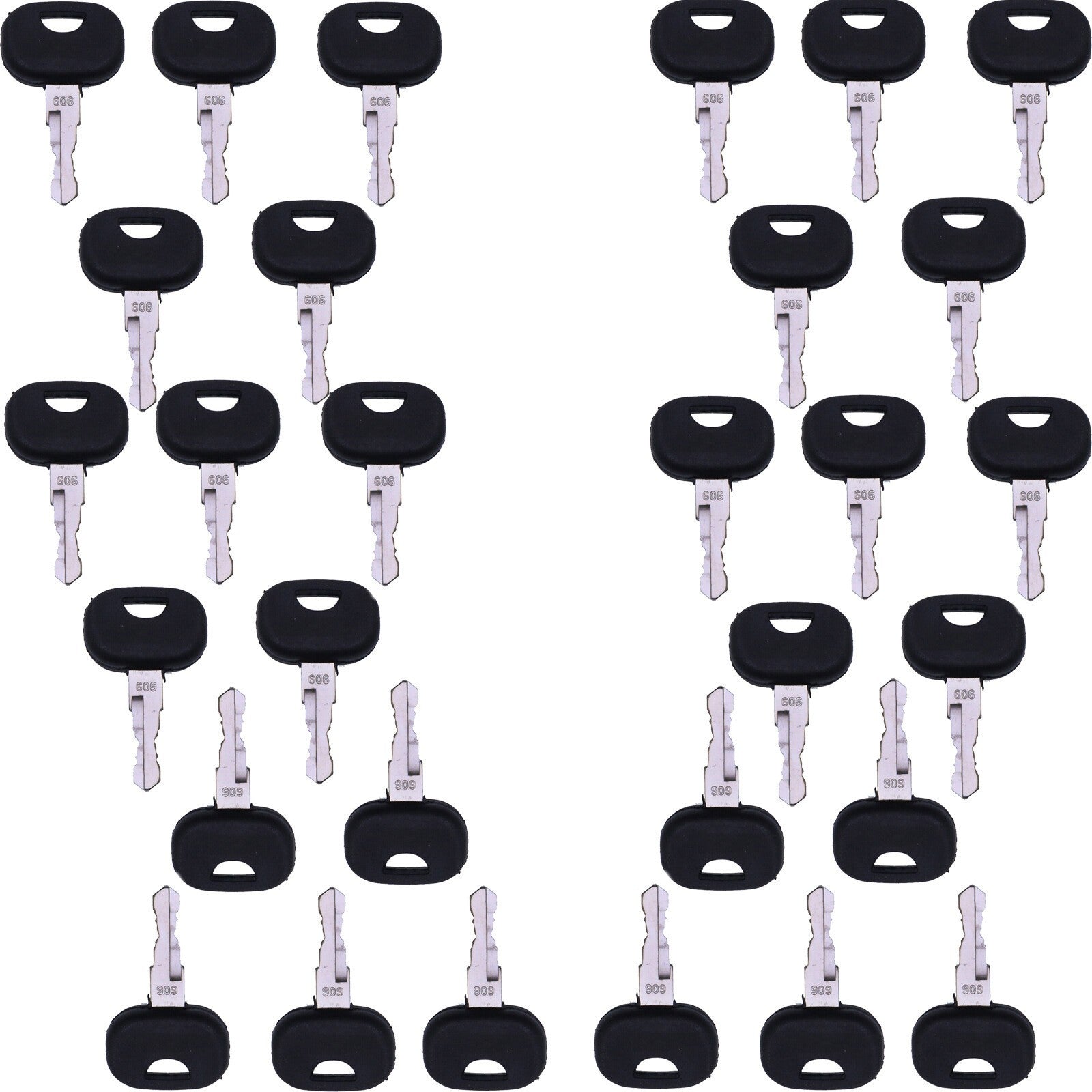 30 Pack Key 14606 for Liebherr & John Deere Heavy Equipment 606 Model