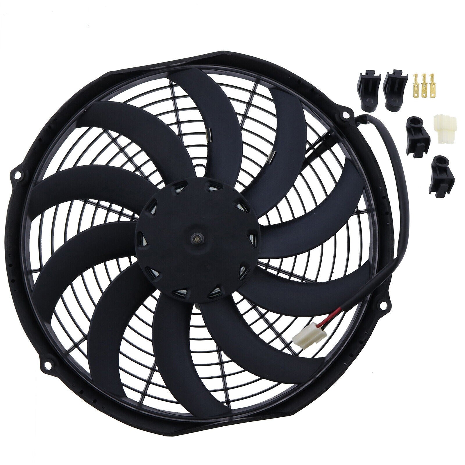 New 30100350 Electric Puller Fan VA10-BP9/C-25A 12" 24V Cooling Fan
