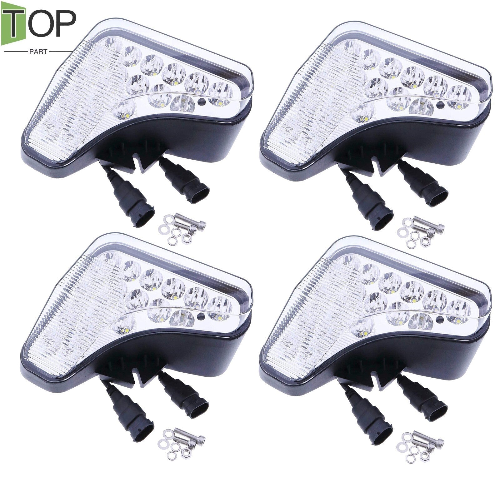 4X Left Headlight 7138041 for Bobcat S750 S770 S850 T450 T740 T750 T770 T870