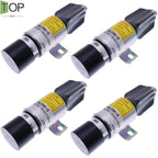4X New 12V Shut Down Solenoid 1751-12E6U1B1S1A 1700-2530 Woodward Fit