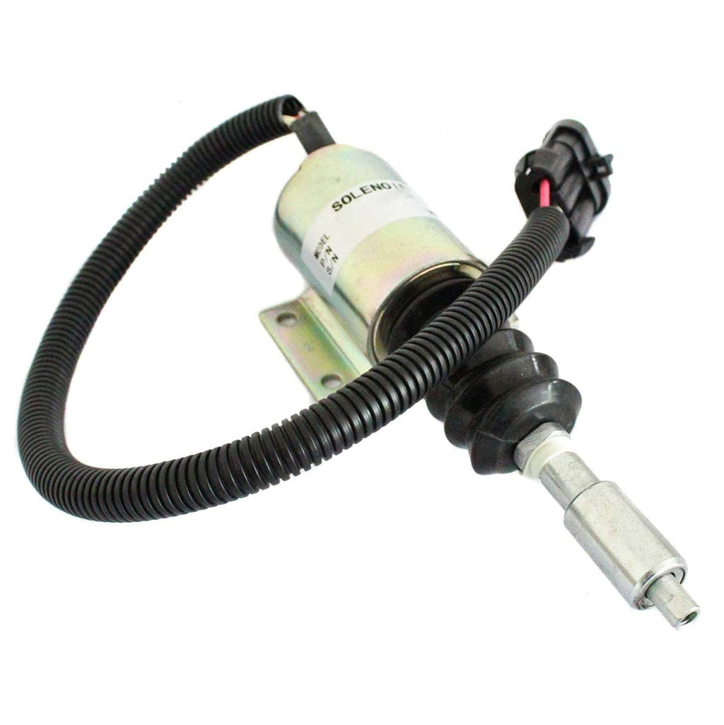 12V Fuel Shutoff Solenoid 1813868C1 for International Navistar DT360 DT466