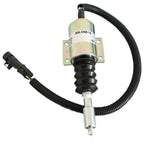 12V Fuel Shutoff Solenoid 1813868C1 for International Navistar DT360 DT466