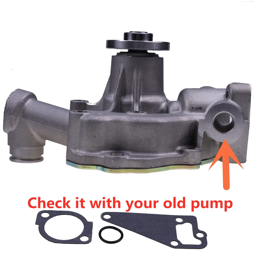 John Deere Water Pump MIA880048 M87858 2 Holes for 2210 4100 455 670 F925 F932