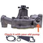 John Deere Water Pump MIA880048 M87858 2 Holes for 2210 4100 455 670 F925 F932