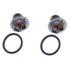 2X M811034 M805834 Engine Thermostat for John Deere 1070 2027R 2032R 2520 2720