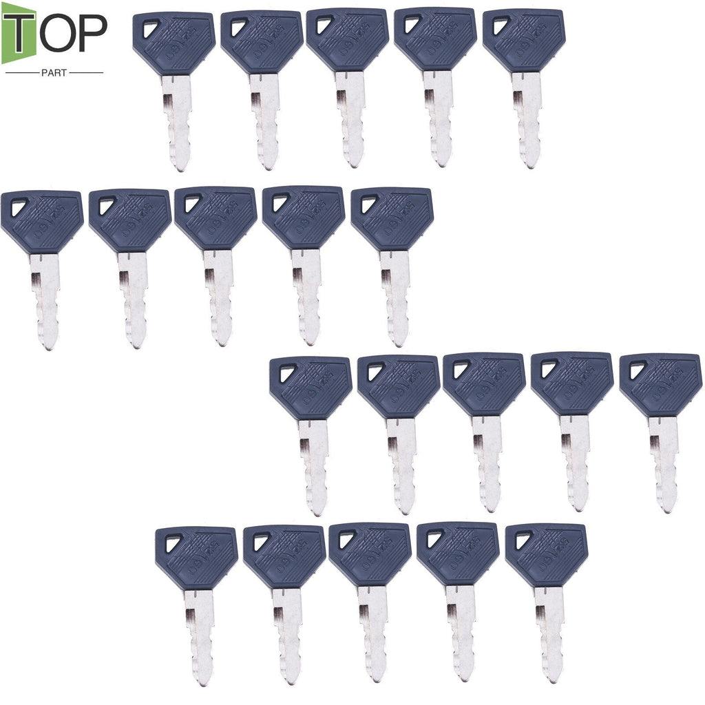 20X Key for Yanmar John Deere 52160 AM879480 Excavator Grader Dozer Parts