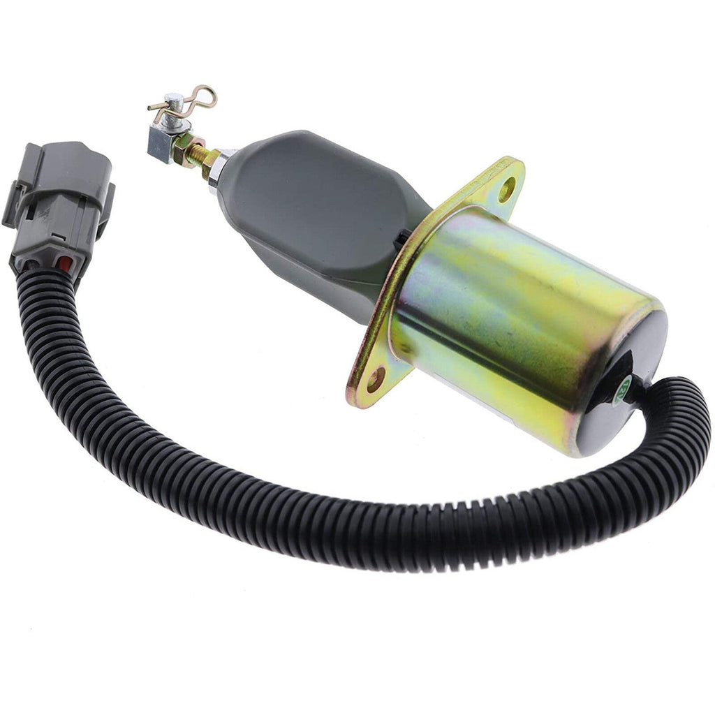 Fuel Solenoid 129953-77803 77802 for Hyundai R60-5 R80-7 4TNE98 Excavator