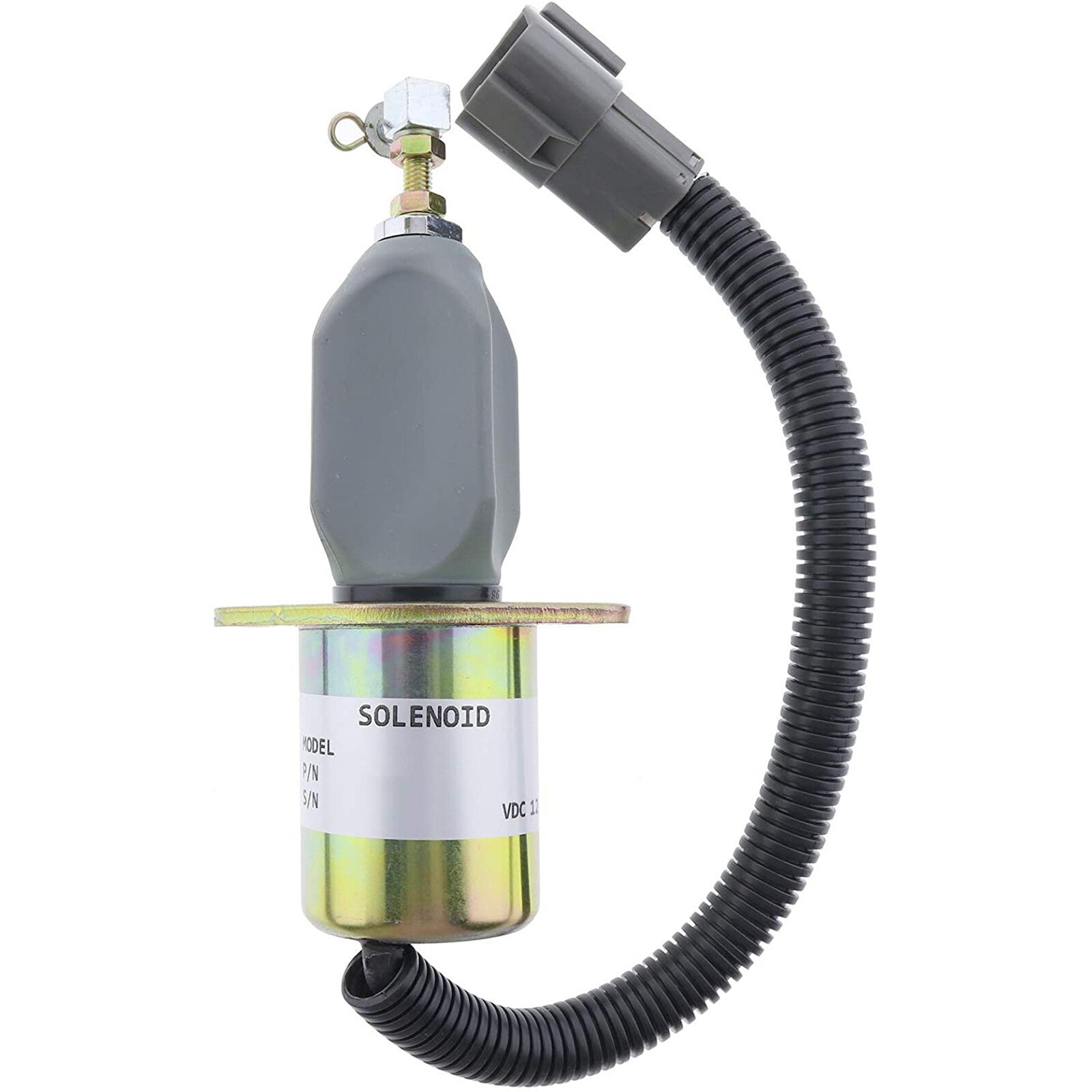 Fuel Solenoid 129953-77803 77802 for Hyundai R60-5 R80-7 4TNE98 Excavator