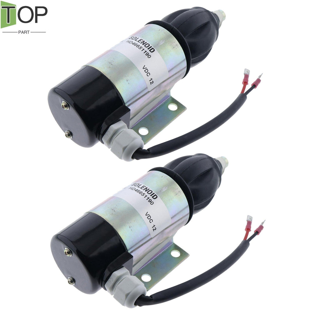 2X 12V Solenoid 872826 for Volvo Penta TAMD61A TAMD71A TAMD72A Perkins 1827650