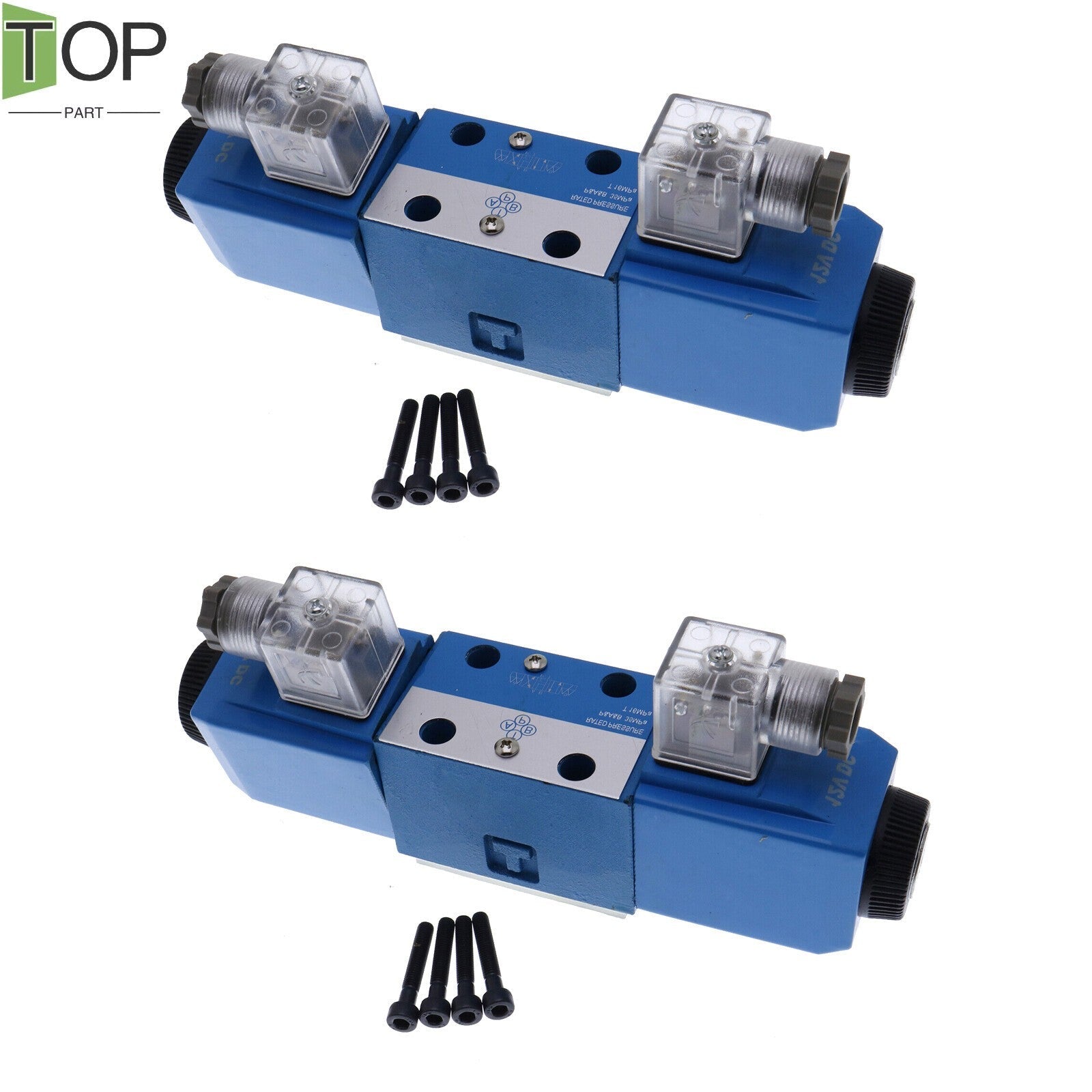 2X 3 Pin Solenoid Valve for JCB 1400B 1550B 1600B 214 25/101100 25/918800